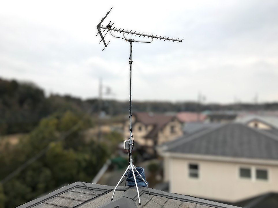 アンテナ建て直し工事_施工前