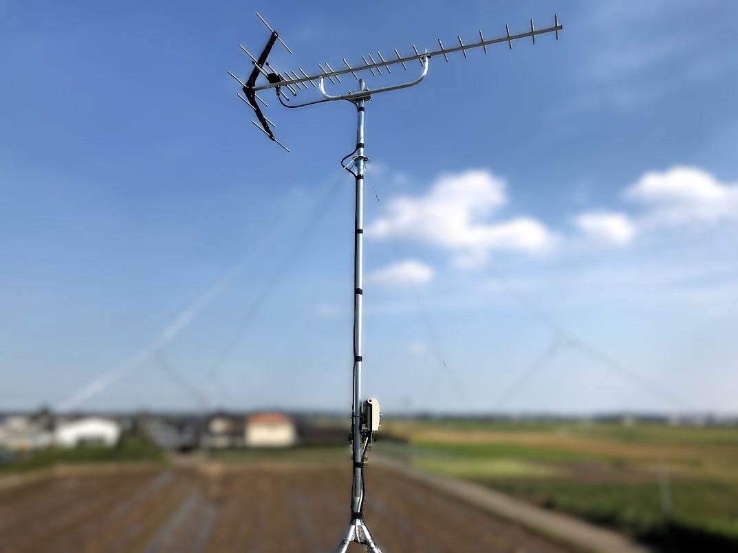 アンテナ建て直し工事_施工前