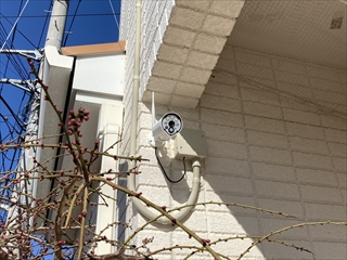 防犯カメラ工事 施工後
