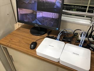 防犯カメラ設置工事 DXアンテナ製 デルカテックシリーズ カメラ8台1