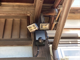 センサーカメラ設置工事