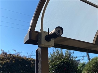 防犯カメラ設置工事 増渕電気2