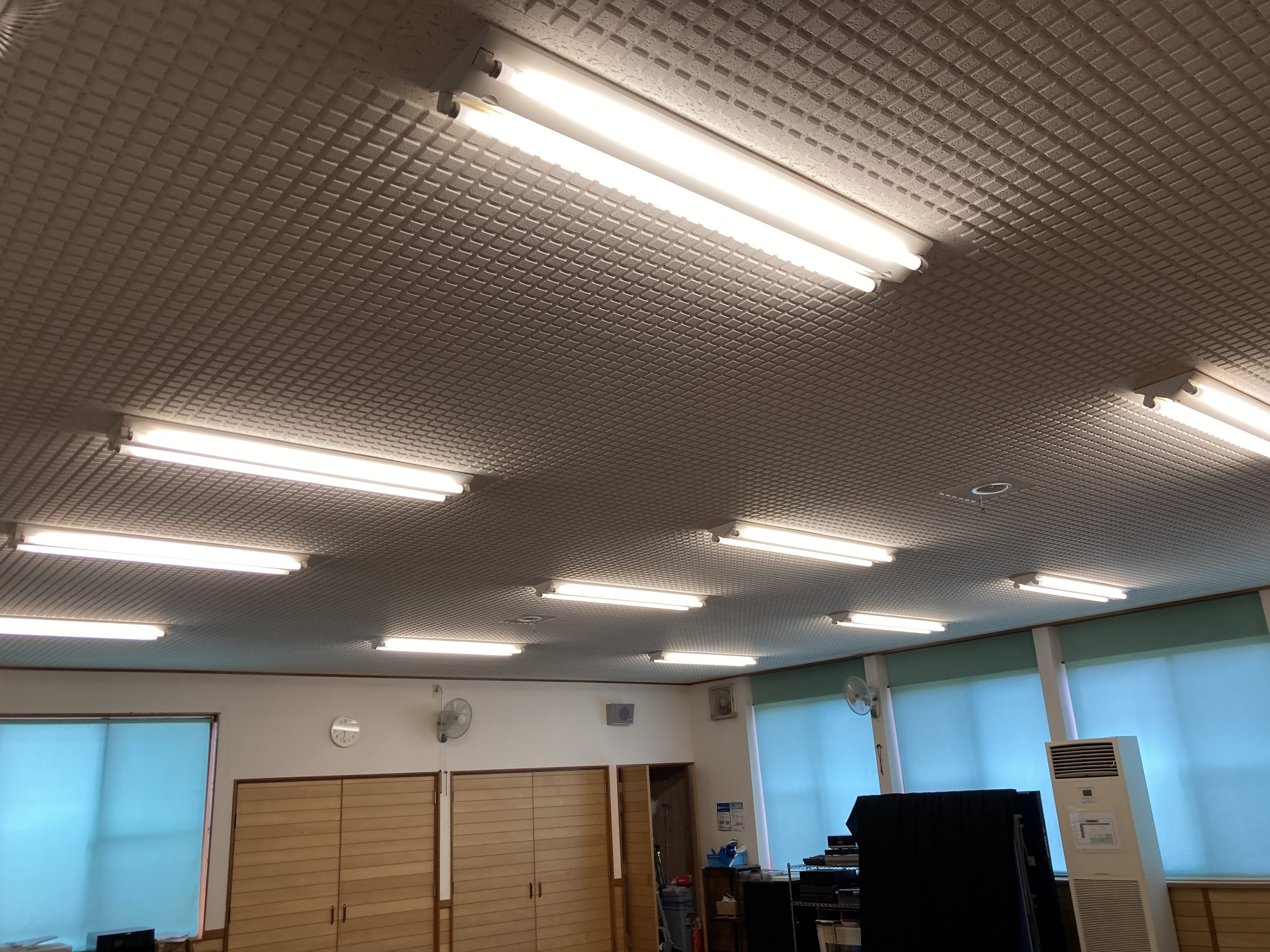 自治会管理施設 LED照明工事_施工前