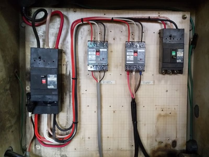 動力設備用　電源敷設工事_施工前