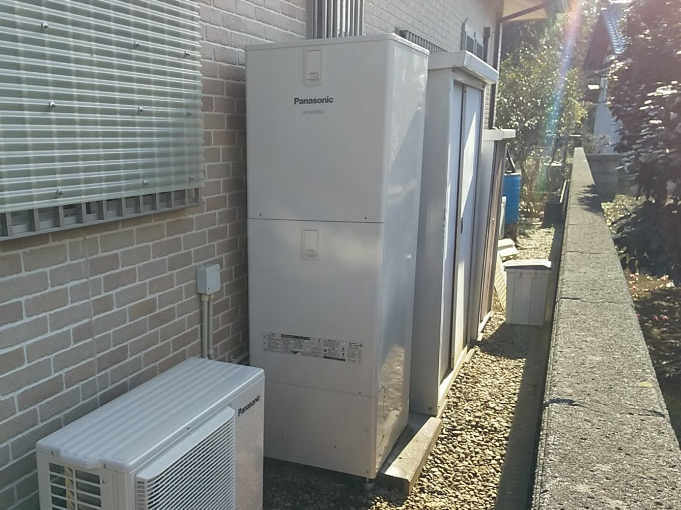 電気温水器から角型エコキュートへの交換工事_施工後