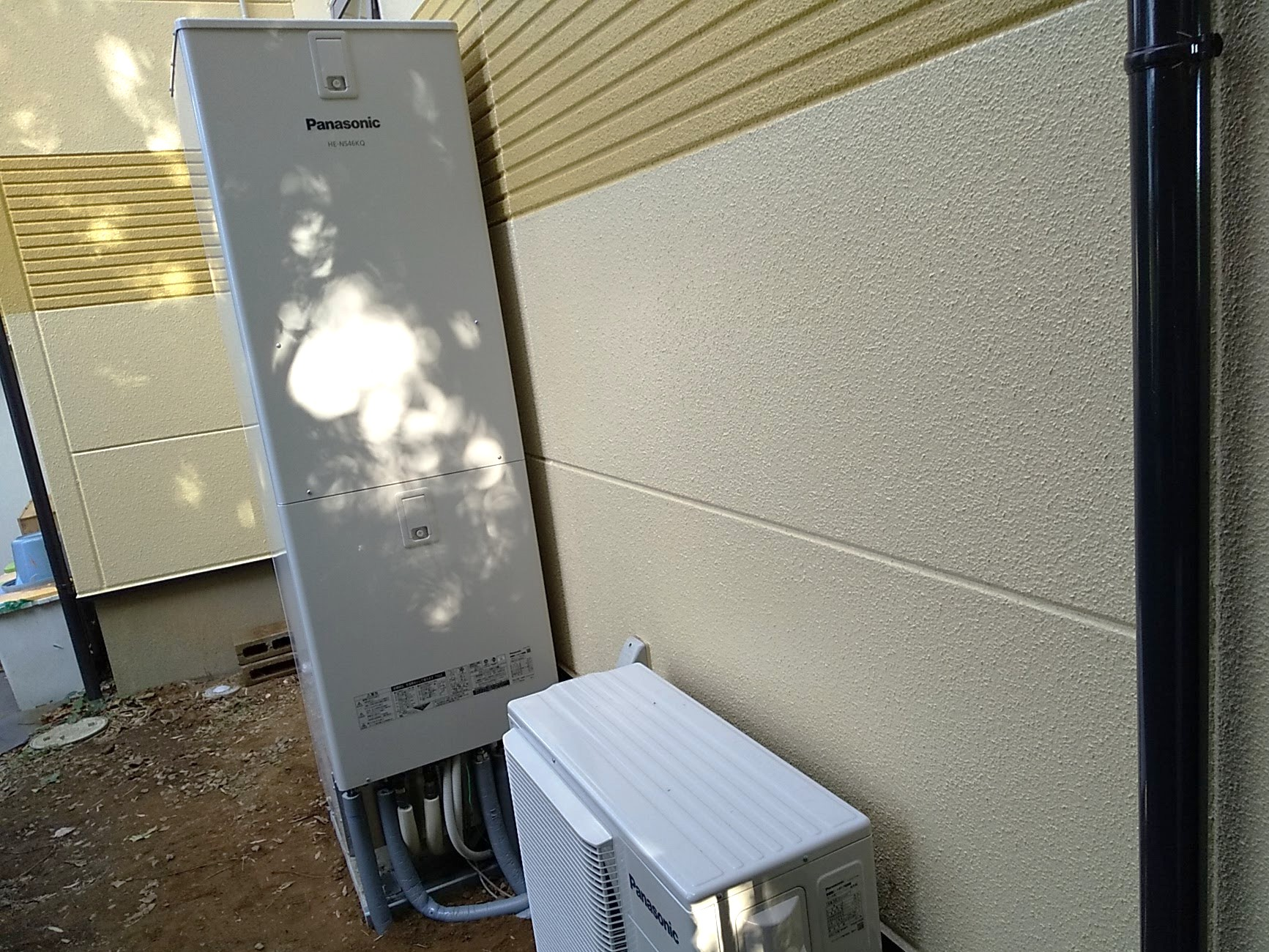 石油ボイラーから角型エコキュートへの交換工事_施工後