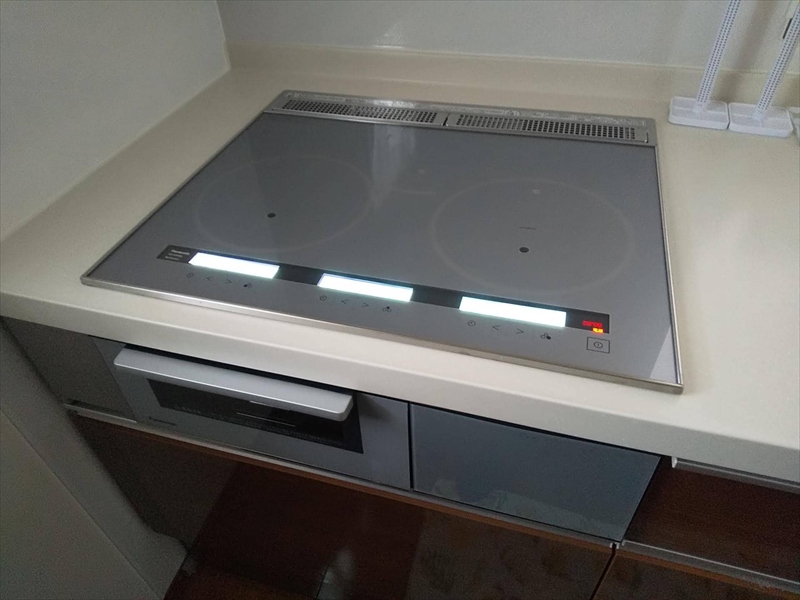 ガスコンロからIHコンロへの交換工事_施工後