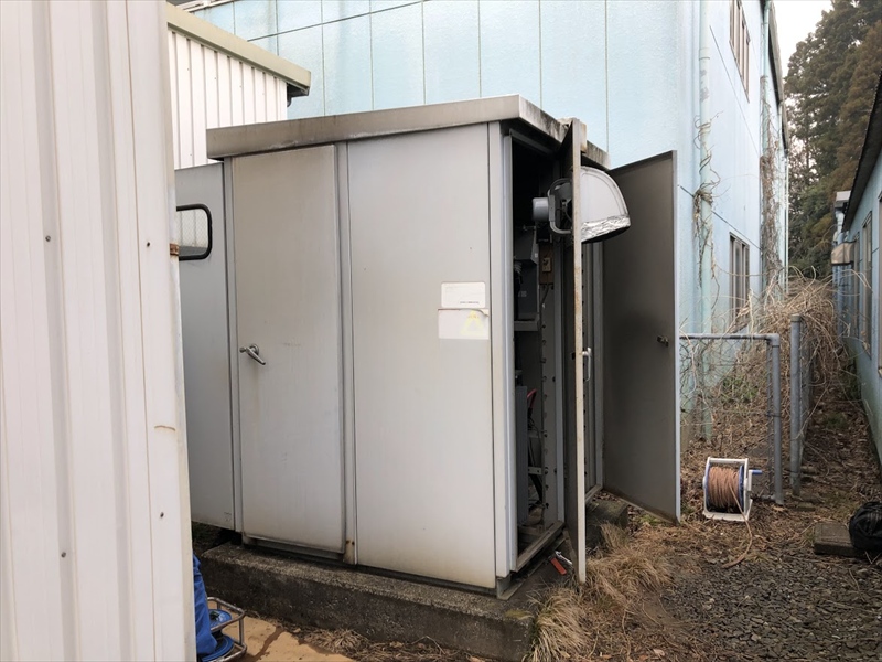 高圧受電設備（キュービクル）工事 施工前