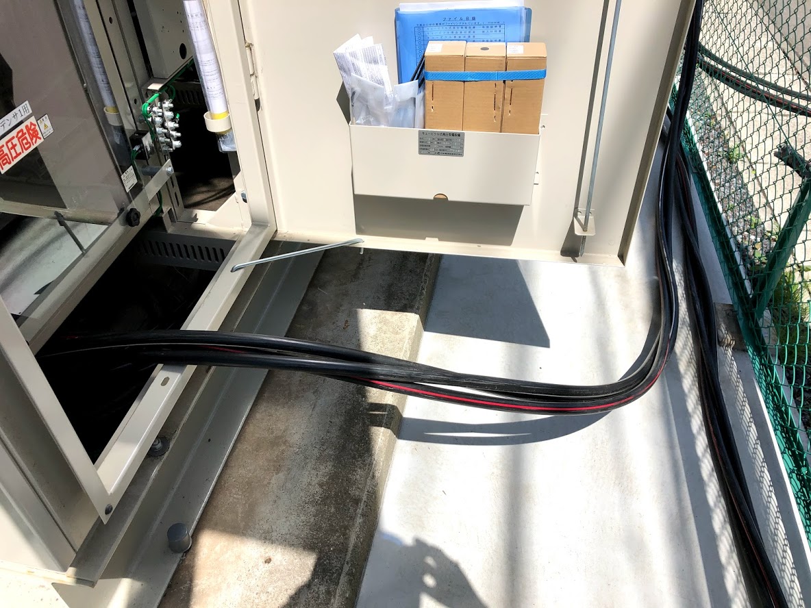 動力設備入れ替えにともなうキュービクル更新工事_施工前