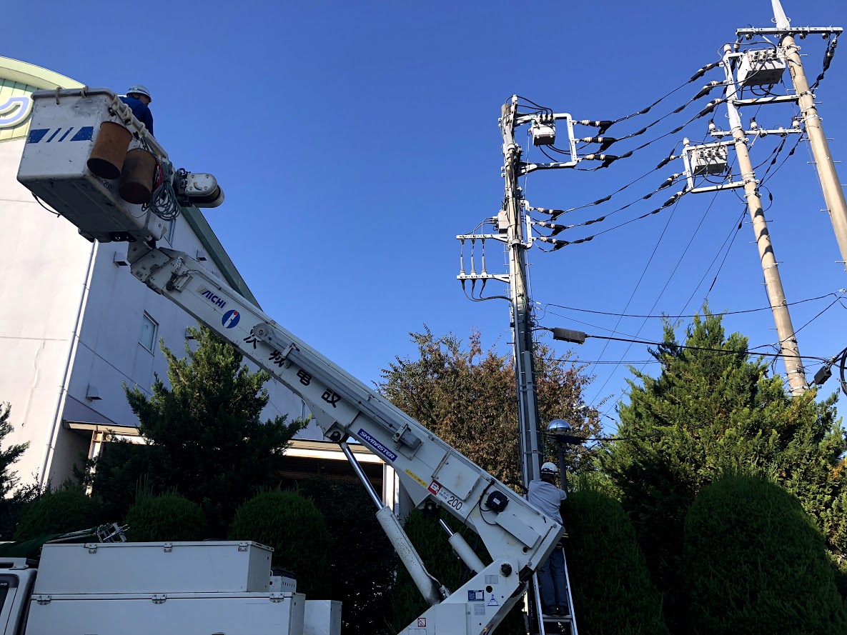 高圧ケーブル改修工事_施工前