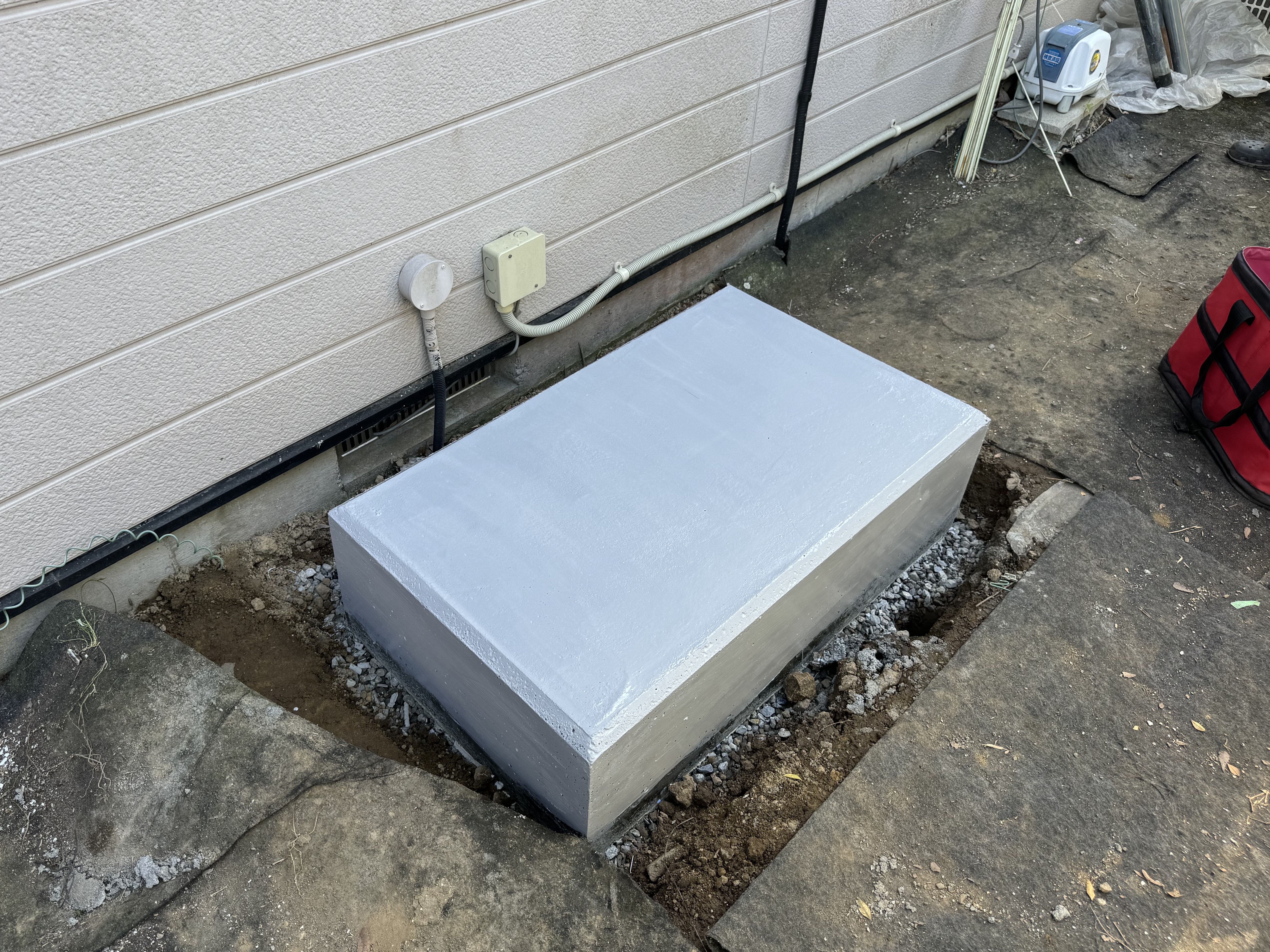 蓄電池設置工事_施工前