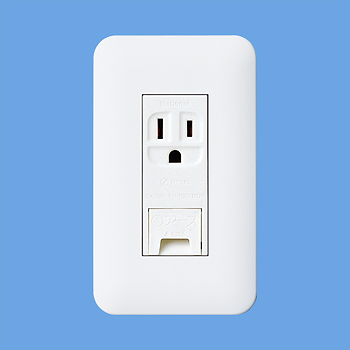 アースターミナル付き 接地コンセント