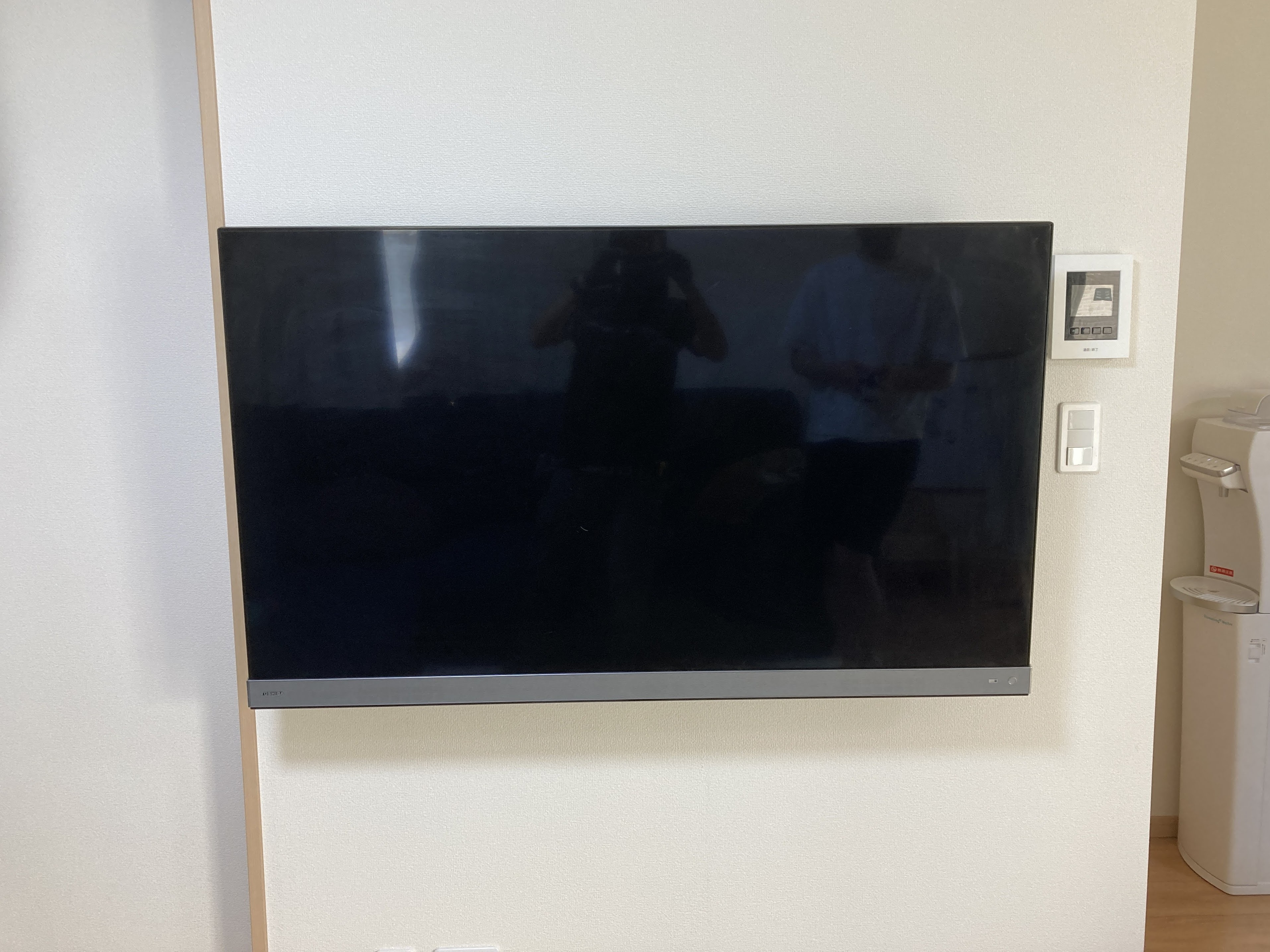 壁掛けテレビ工事 施工後